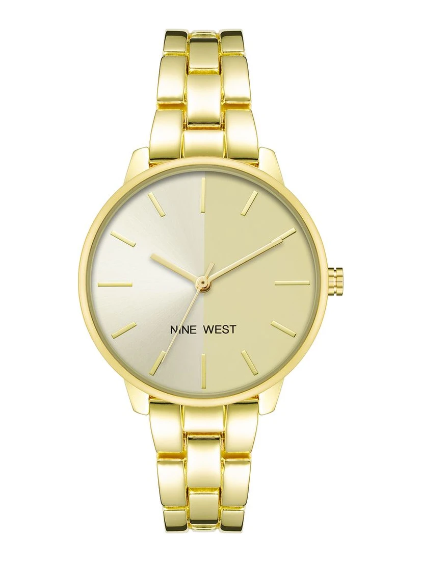Gold Metal Dress Watch
