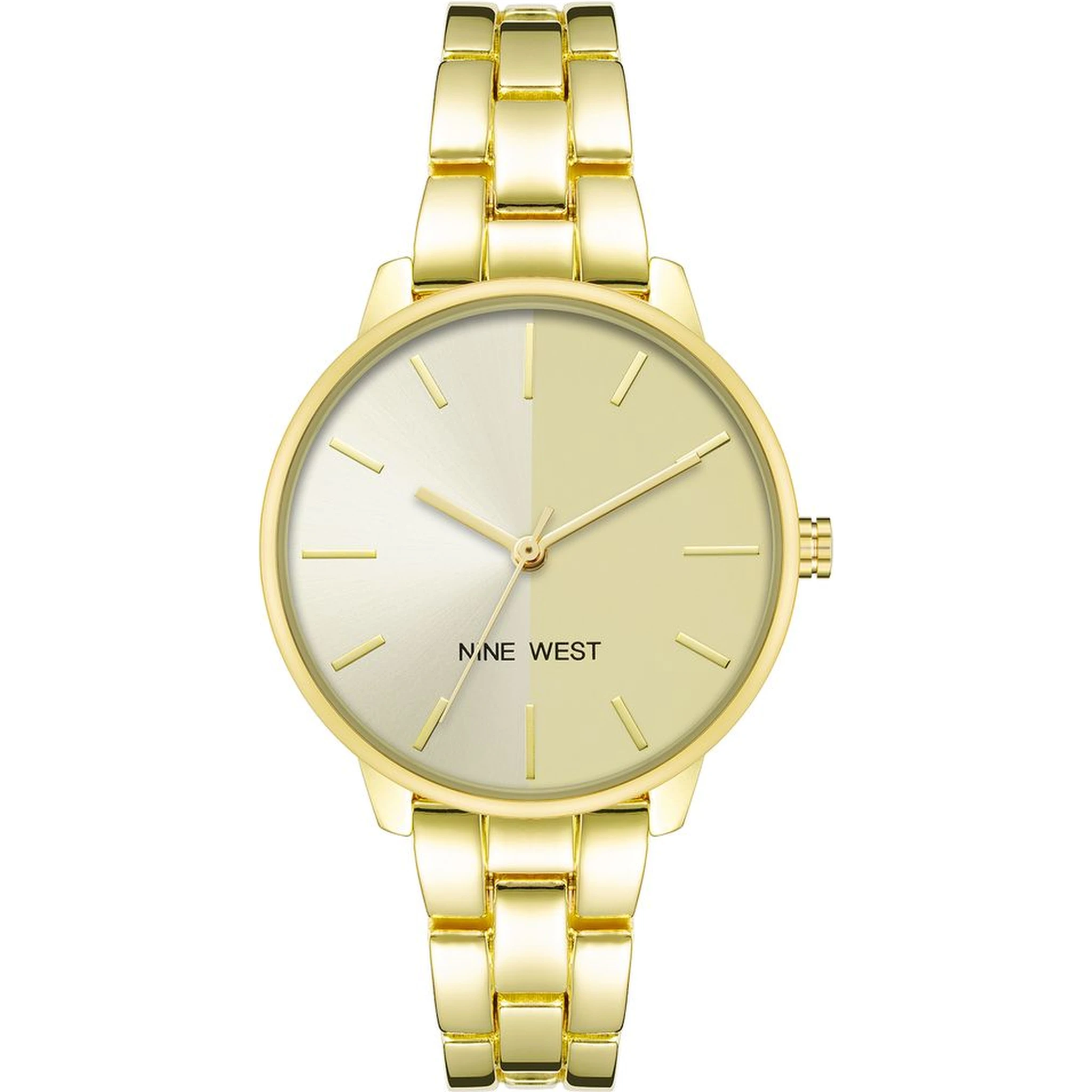 Gold Metal Dress Watch