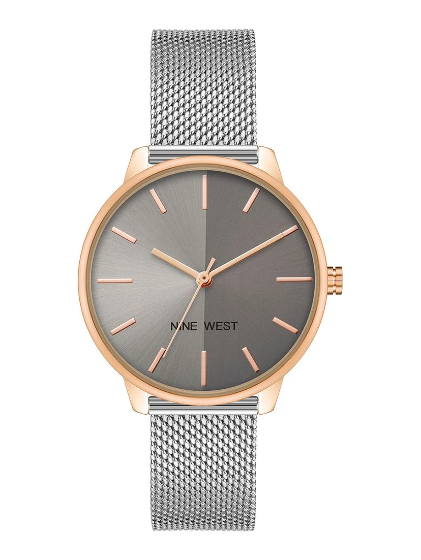Gray Stainless Steel Bracelet Watch