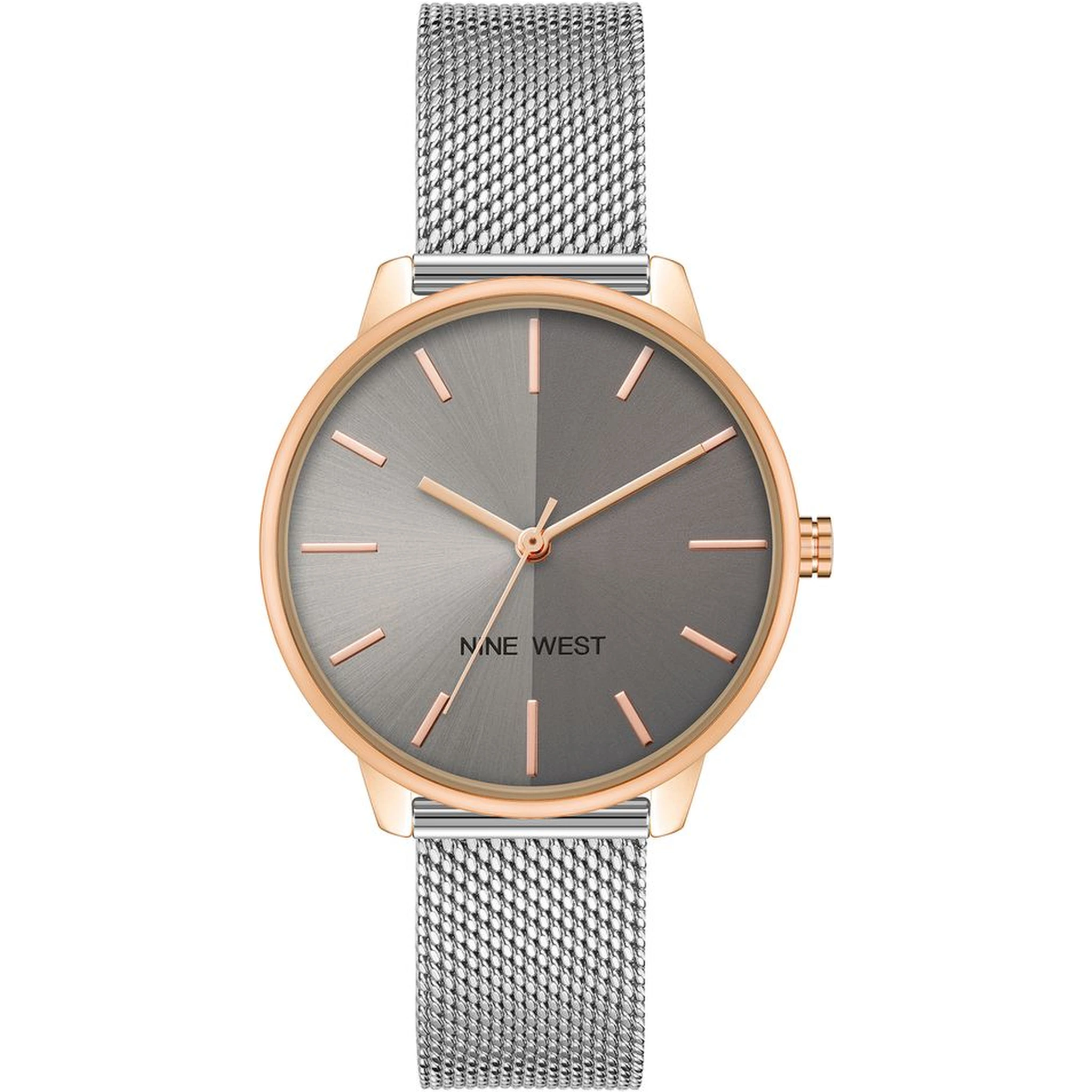 Gray Stainless Steel Bracelet Watch