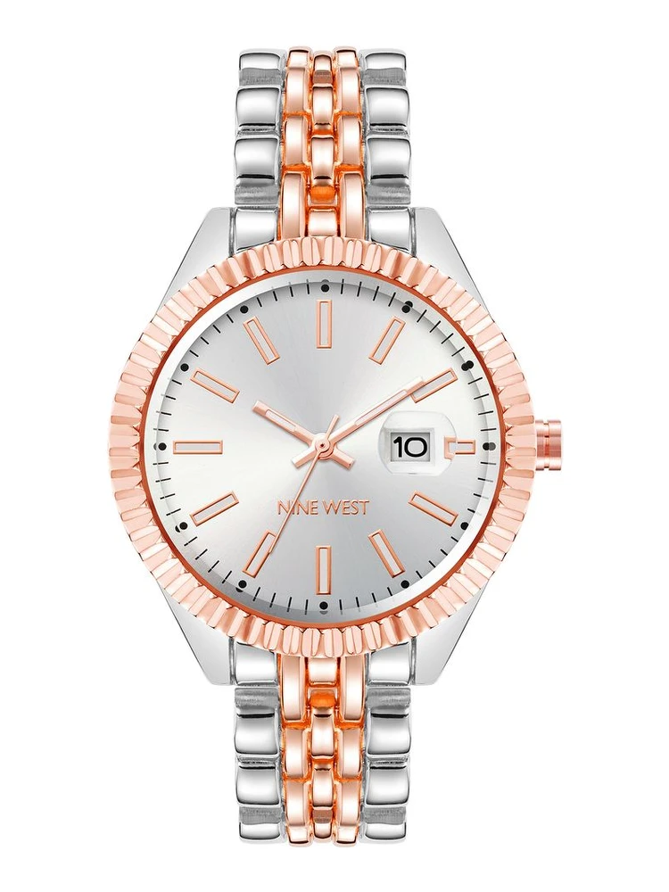 Multicolor Metal Bracelet Watch