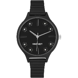 Black Plastic Dress Watch