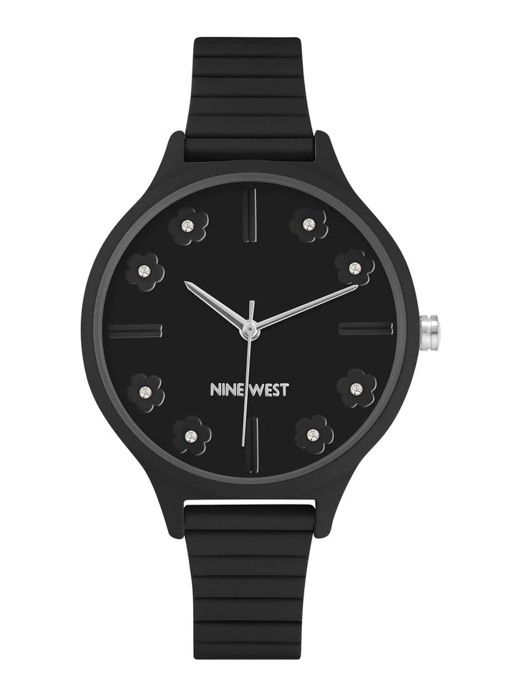 Black Plastic Dress Watch