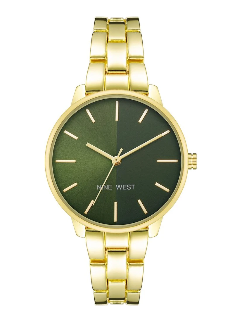 Gold Metal Dress Watch