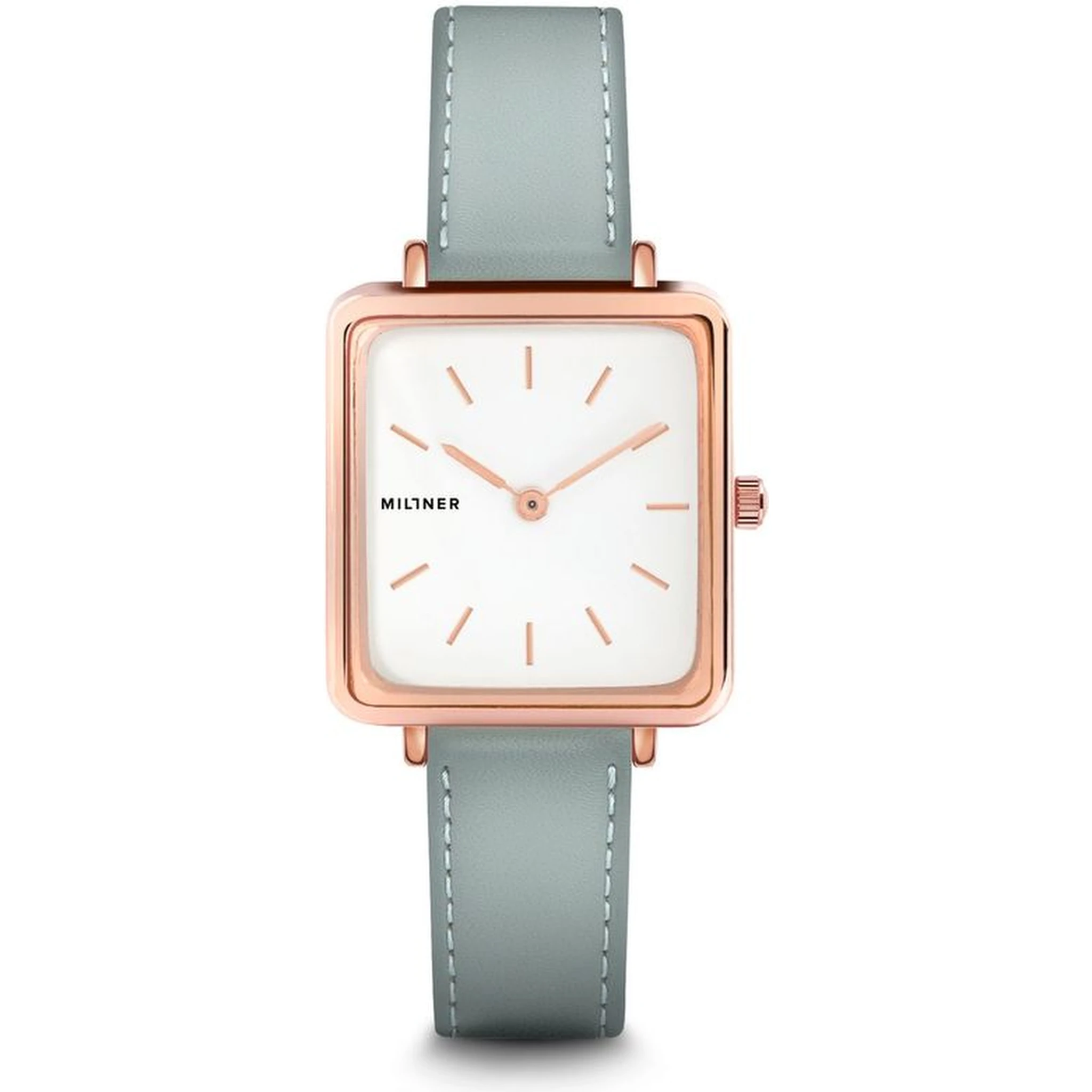 Blue Leather Dress Watch