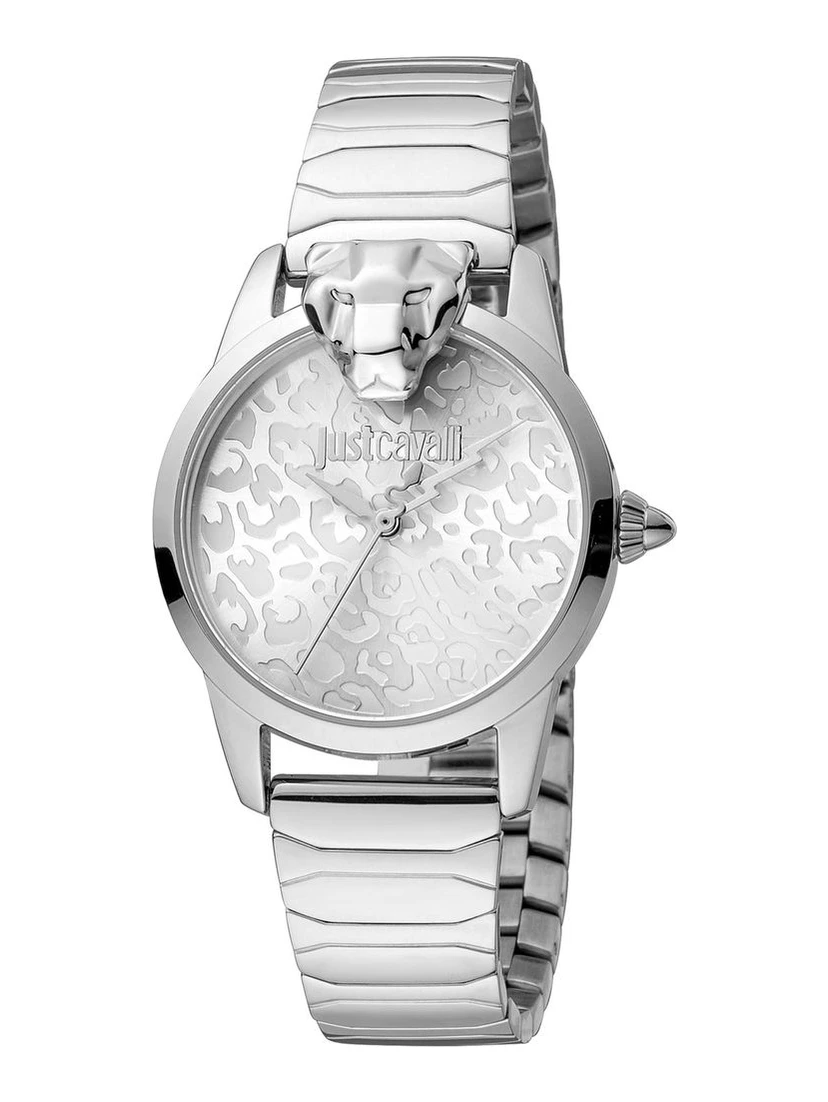 Gray Stainless Steel Dress Watch
