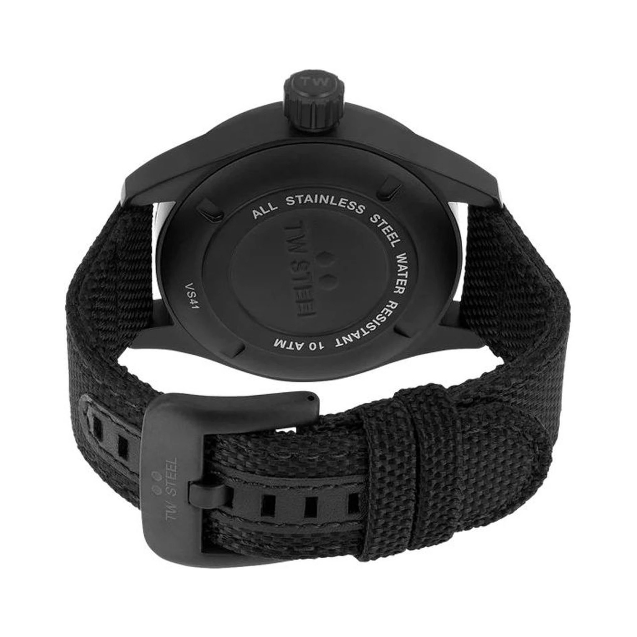 Black Fabric Sport Watch