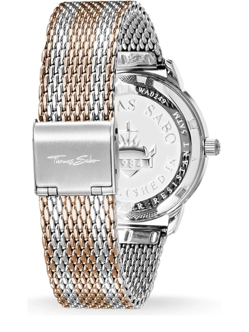 Multicolor Stainless Steel Dress Watch