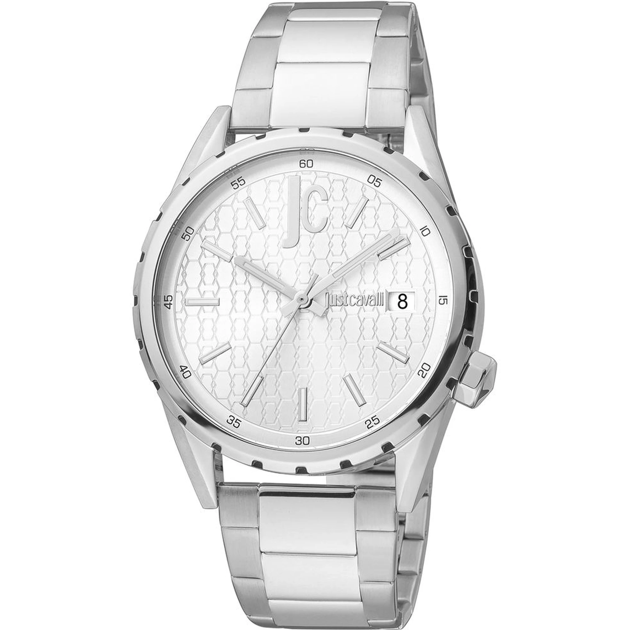 Gray Stainless Steel Dress Watch