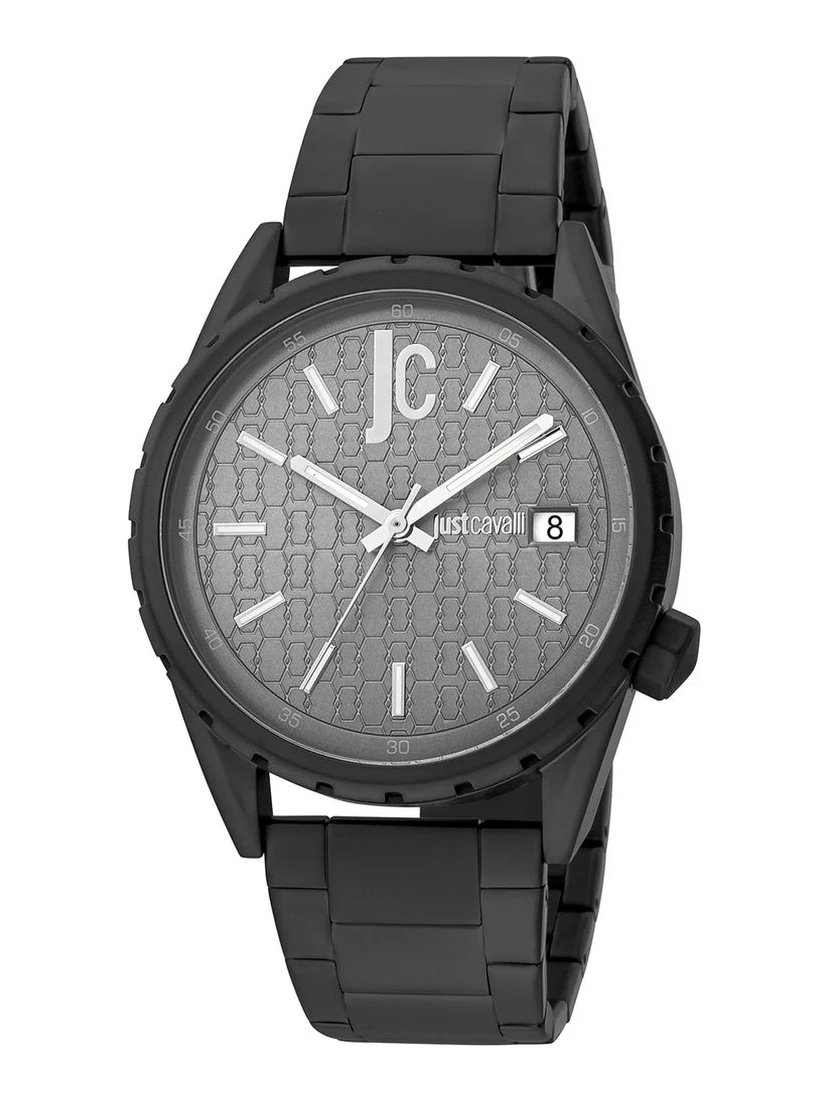 Black Stainless Steel Dress Watch