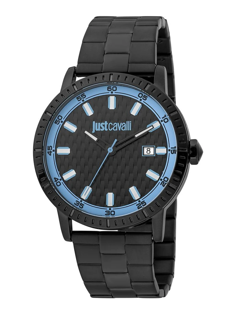 Black Stainless Steel Dress Watch