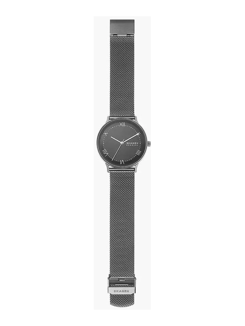 Gray Stainless Steel Dress Watch