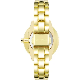 Gold Metal Dress Watch