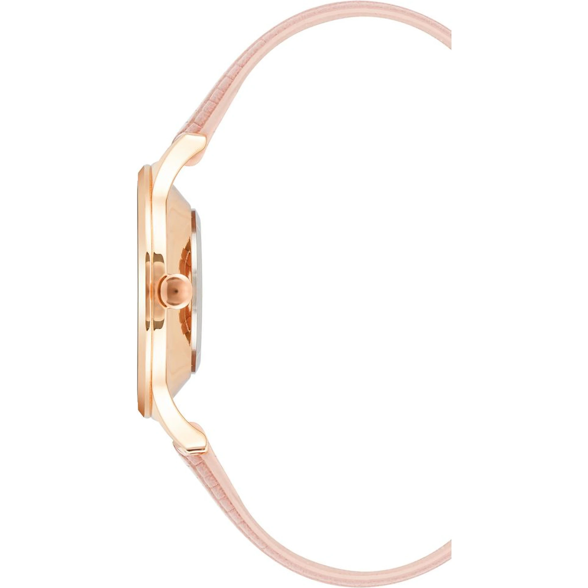 Multicolor Leather Dress Watch
