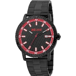 Black Stainless Steel Dress Watch
