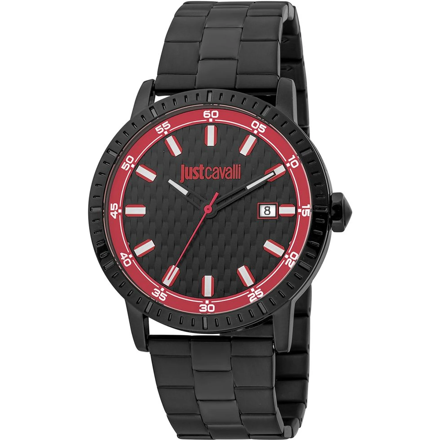Black Stainless Steel Dress Watch