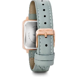 Blue Leather Dress Watch