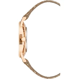 ساعة يد جلدية متعددة الألوان