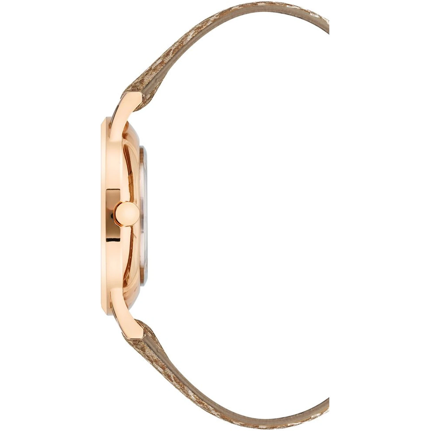 Multicolor Leather Dress Watch
