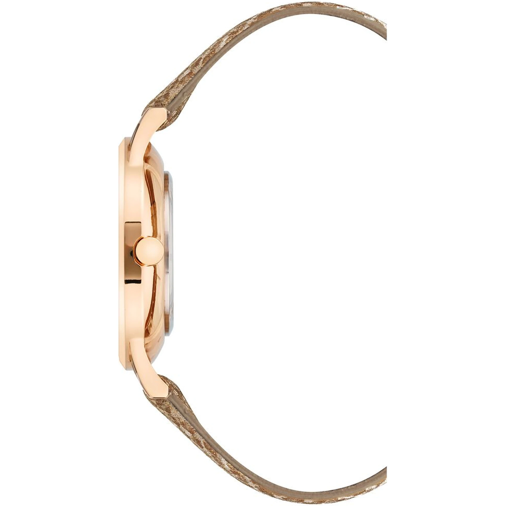 ساعة يد جلدية متعددة الألوان