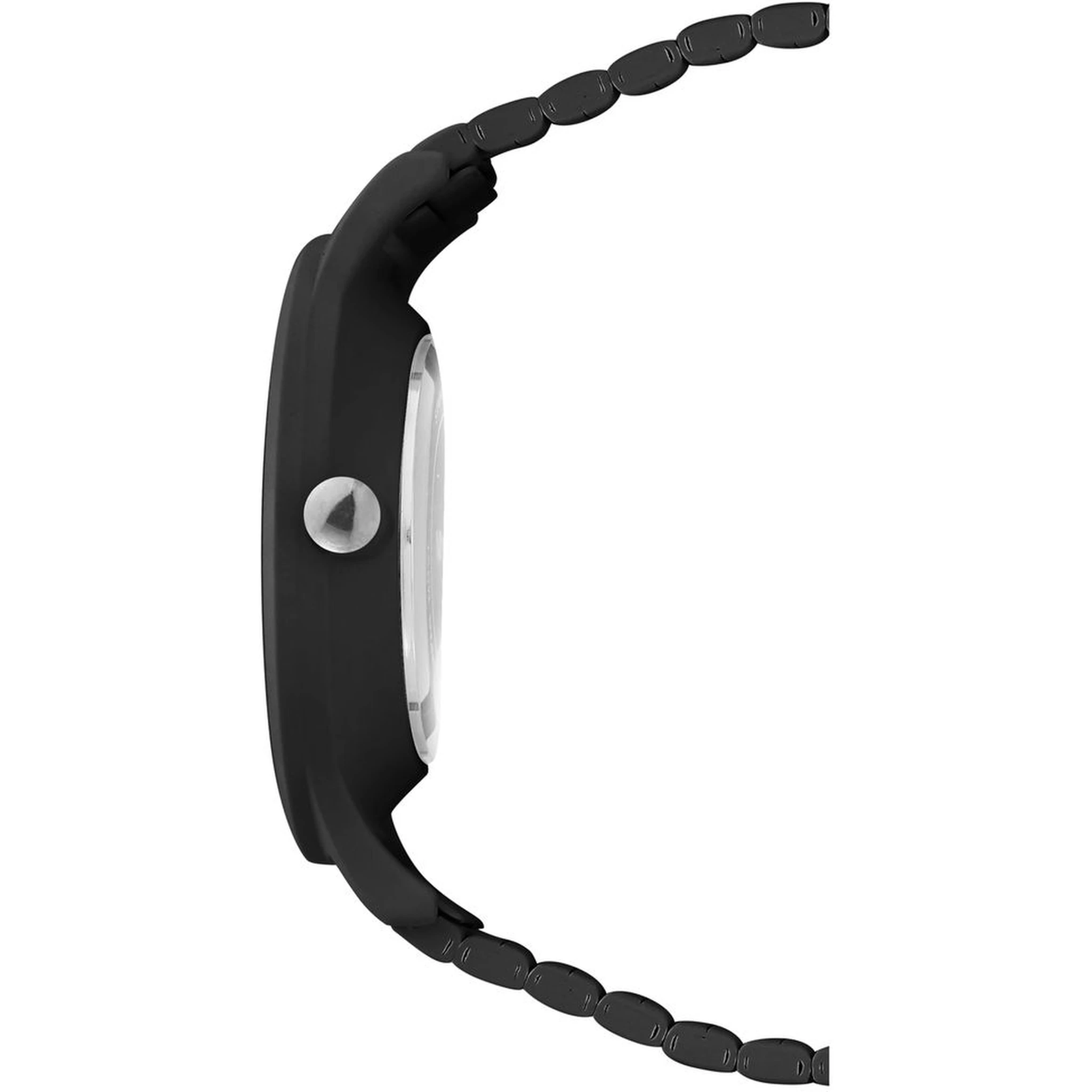Black Plastic Dress Watch