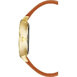 Brown Leather Dress Watch