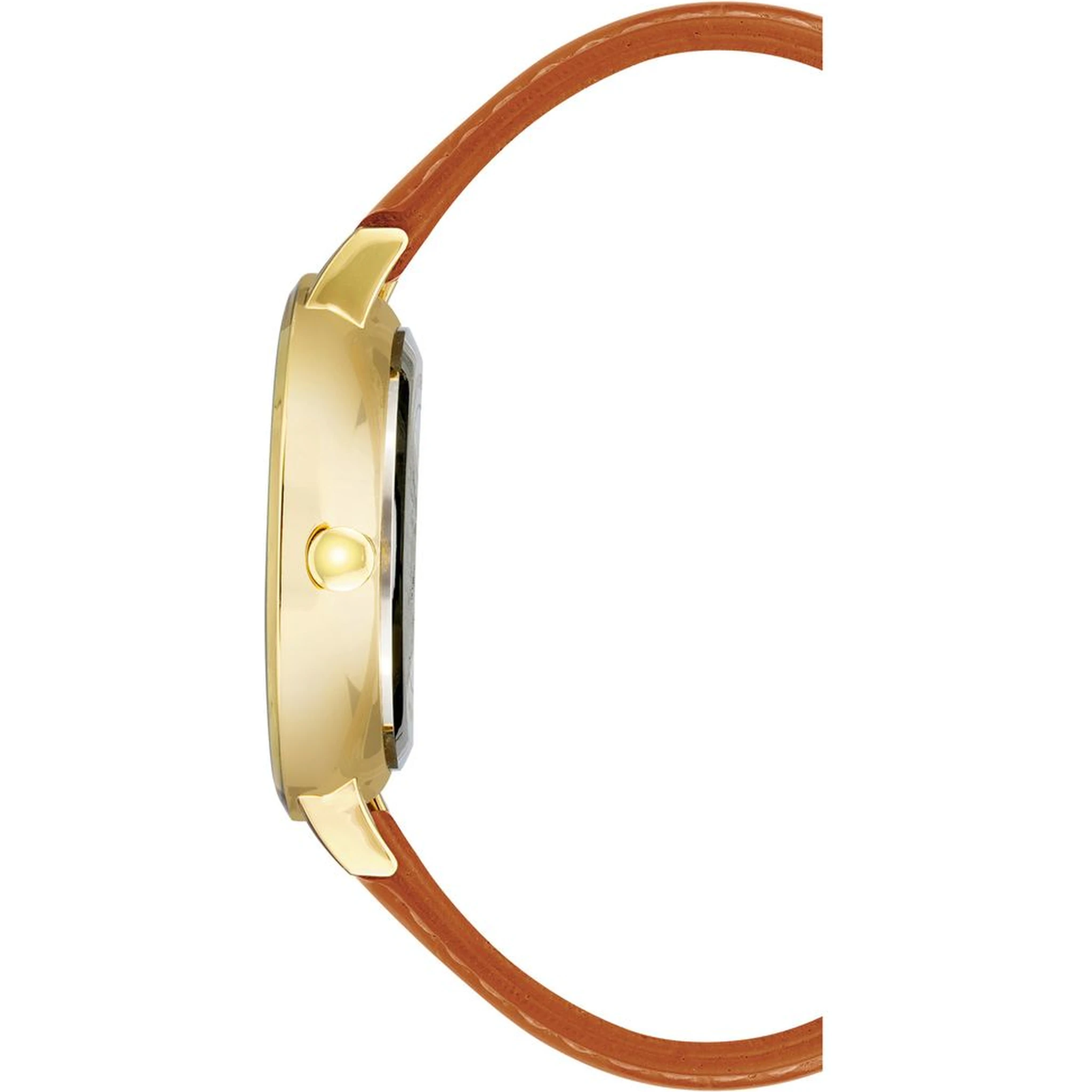 Brown Leather Dress Watch