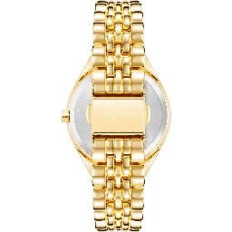 Gold Metal Dress Watch