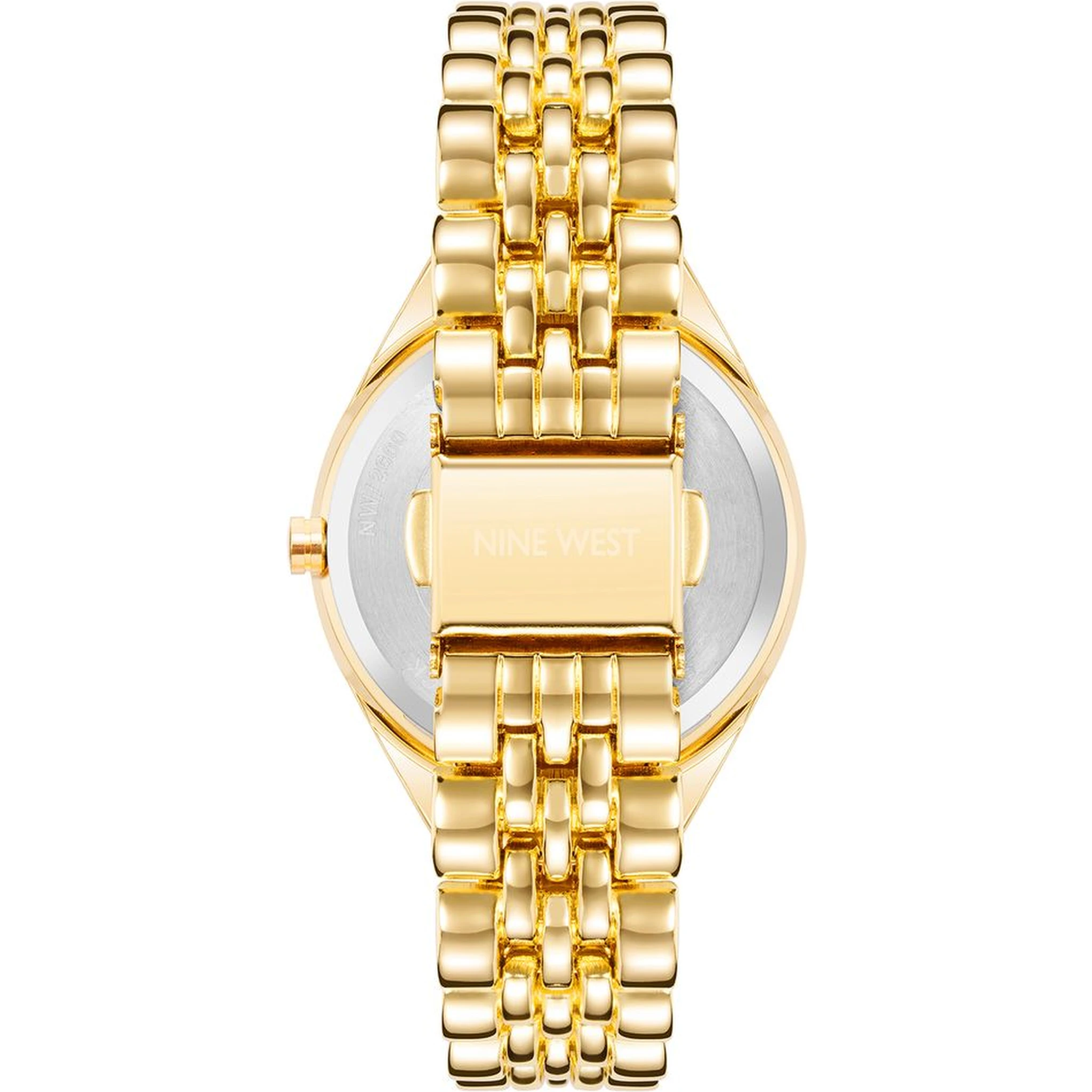 Gold Metal Dress Watch