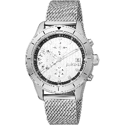 Gray Stainless Steel Dress Watch