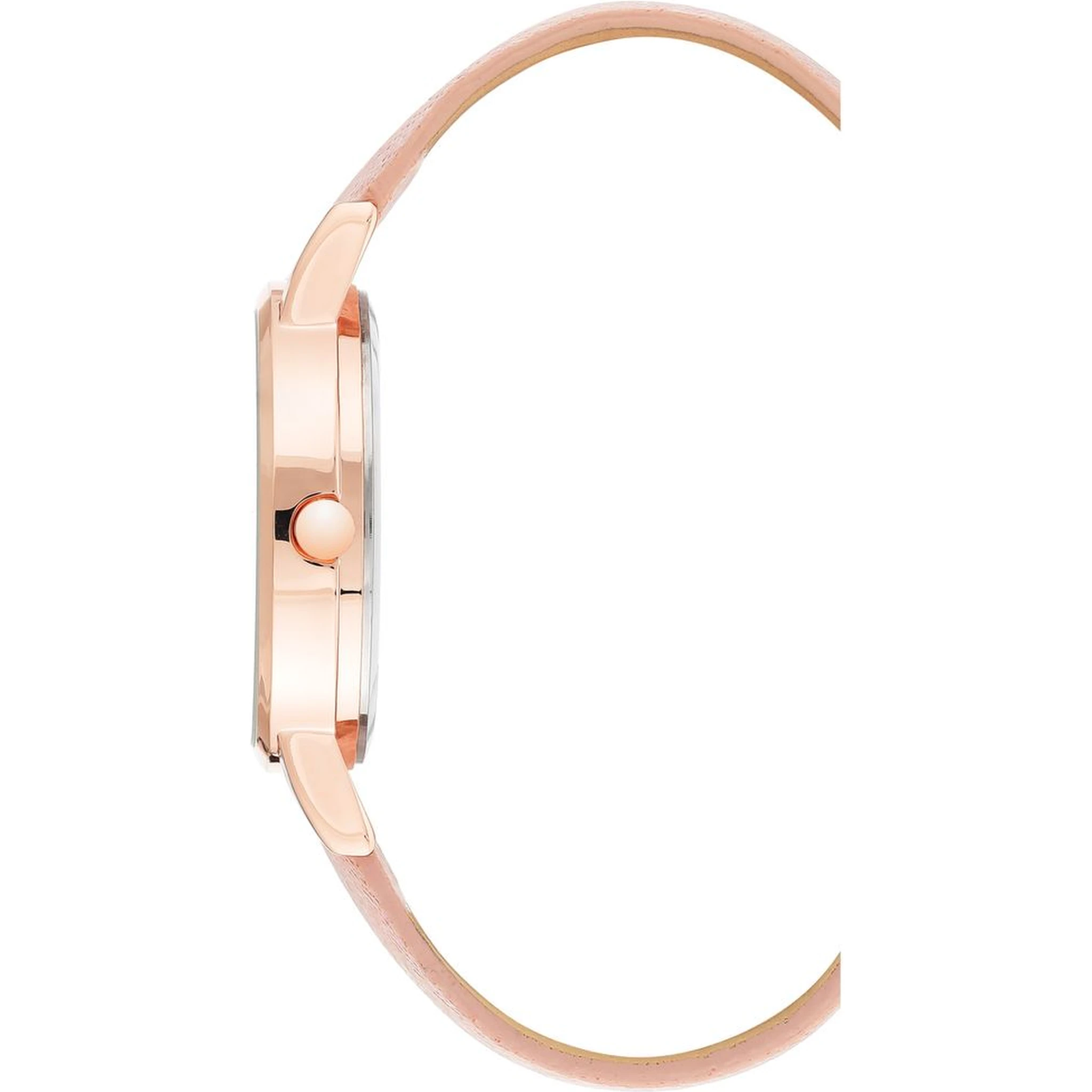 Multicolor Leather Dress Watch