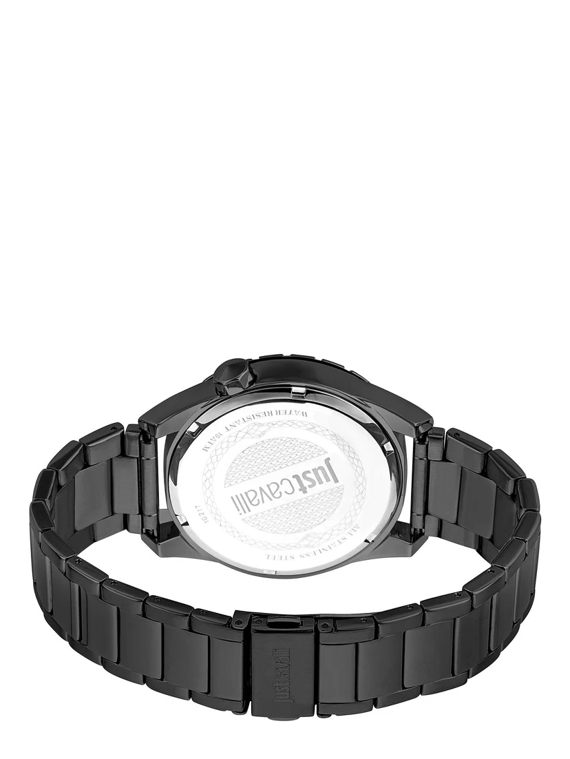 Black Stainless Steel Dress Watch