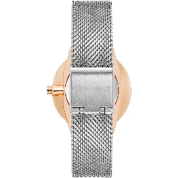 Gray Stainless Steel Bracelet Watch