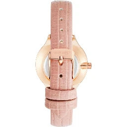 Multicolor Leather Dress Watch