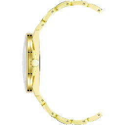 Gold Metal Dress Watch