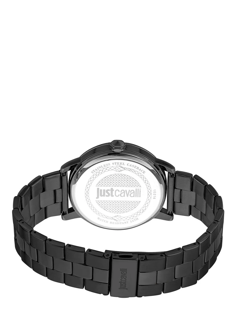 Black Stainless Steel Dress Watch