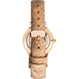 ساعة يد جلدية متعددة الألوان