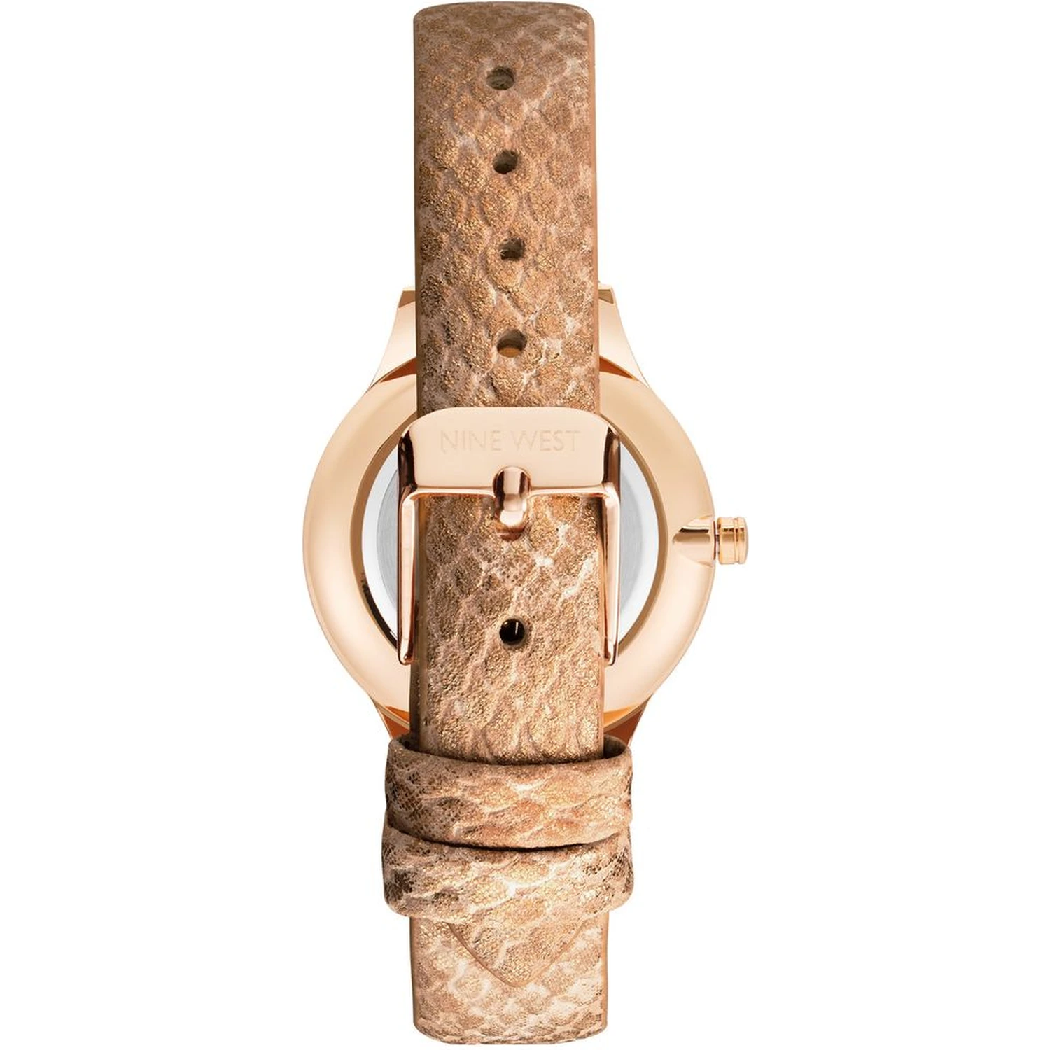 Multicolor Leather Dress Watch