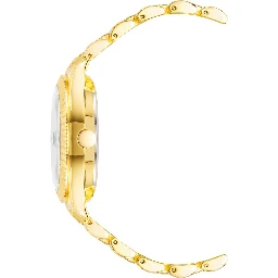 Gold Metal Dress Watch