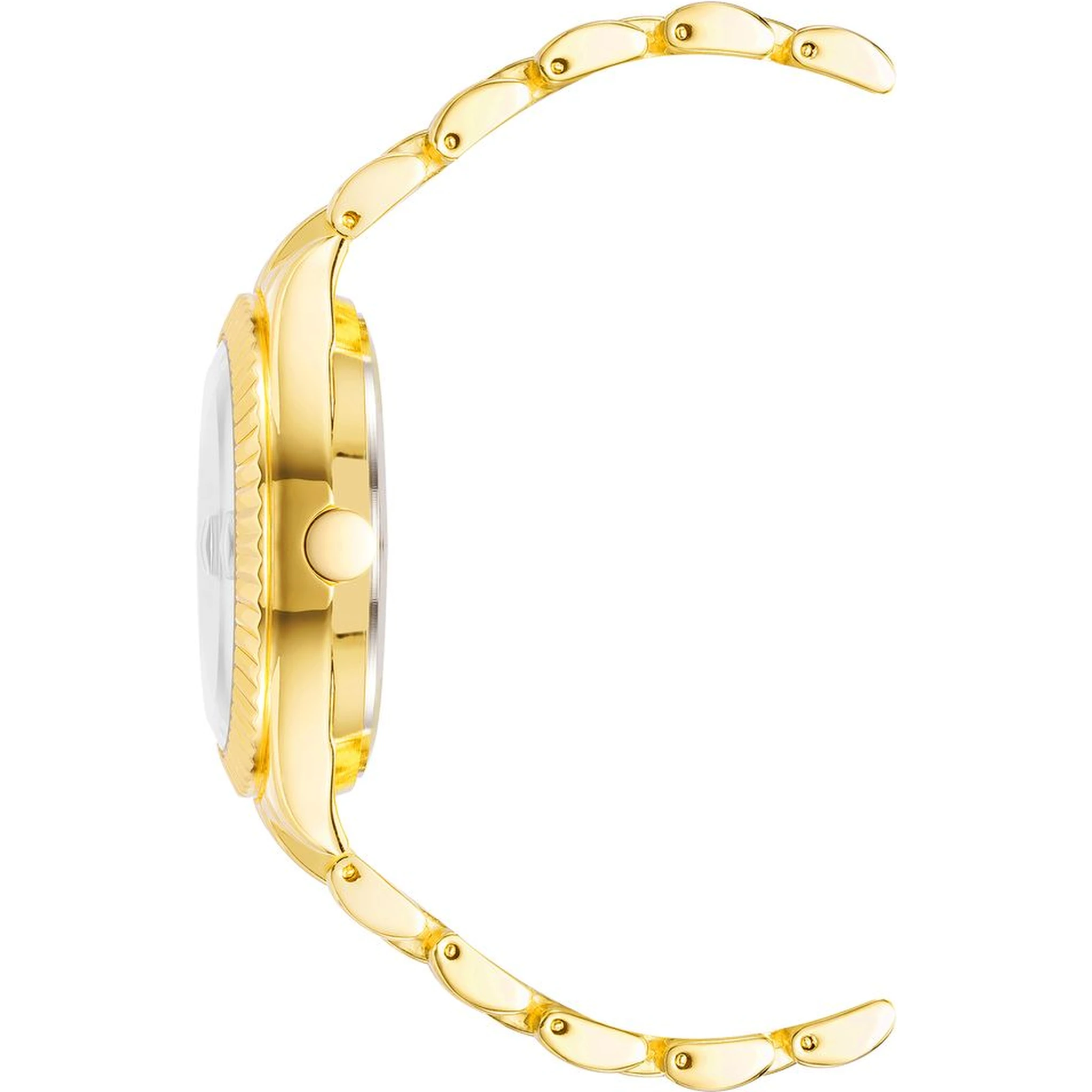 Gold Metal Dress Watch