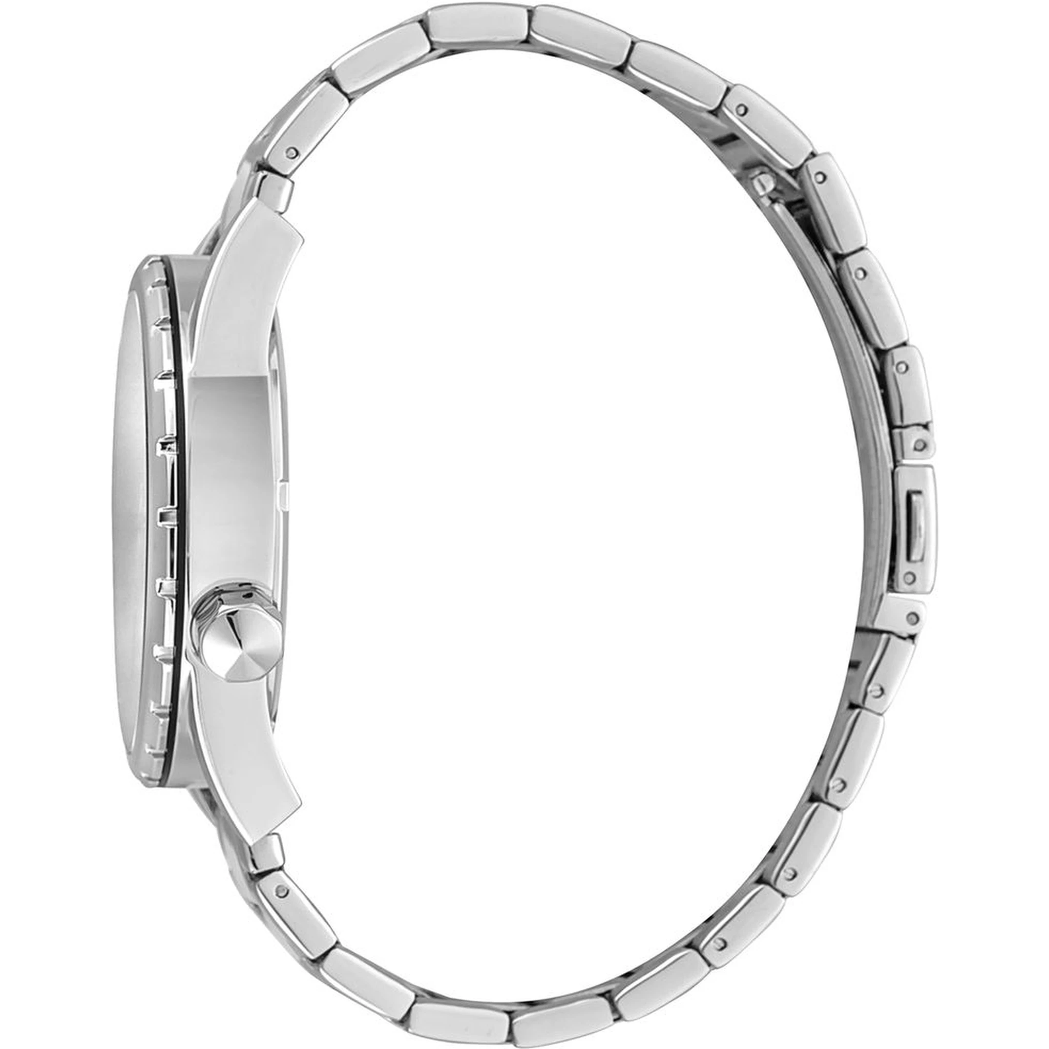 Gray Stainless Steel Dress Watch