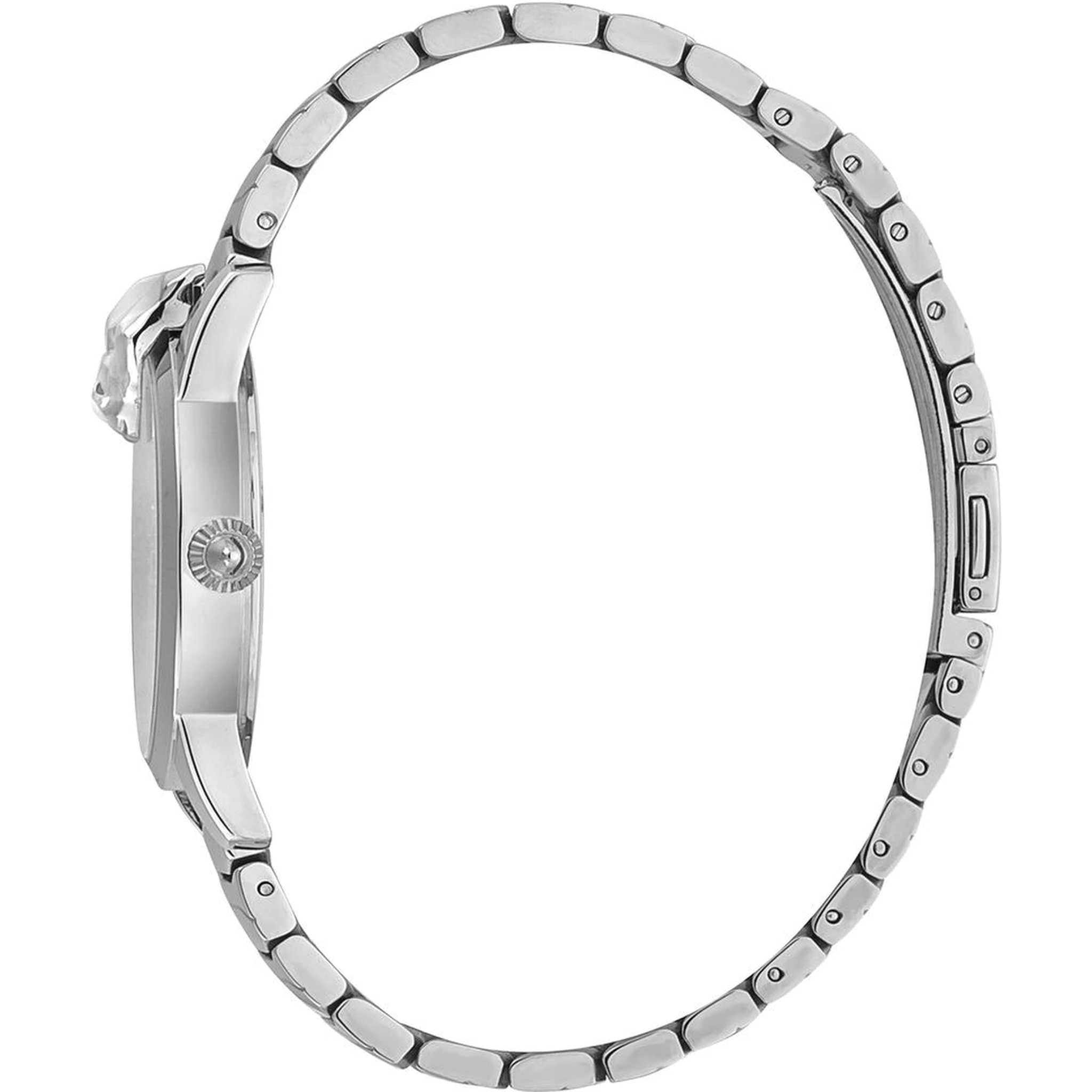 Gray Stainless Steel Dress Watch