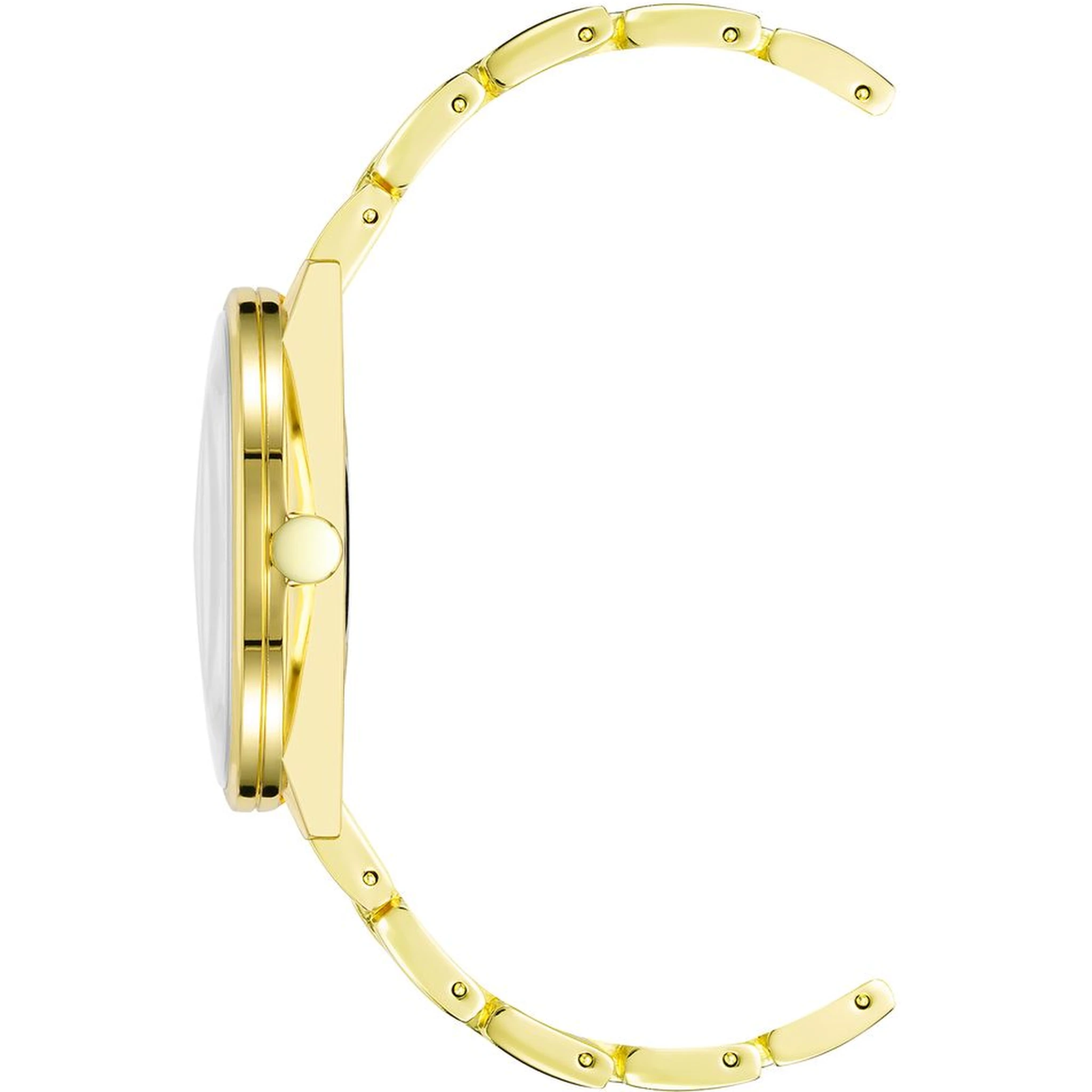 Gold Metal Dress Watch