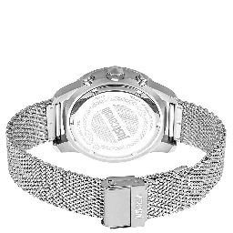 Gray Stainless Steel Dress Watch