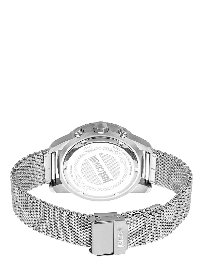 Gray Stainless Steel Dress Watch