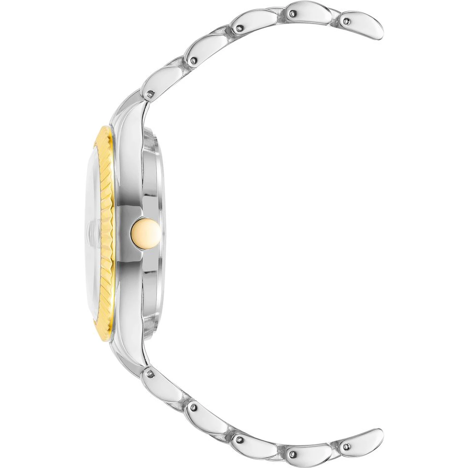 Multicolor Metal Dress Watch