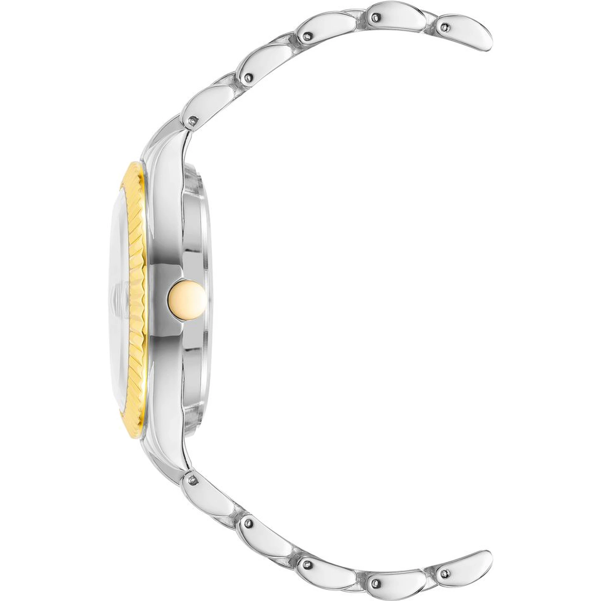 Multicolor Metal Dress Watch