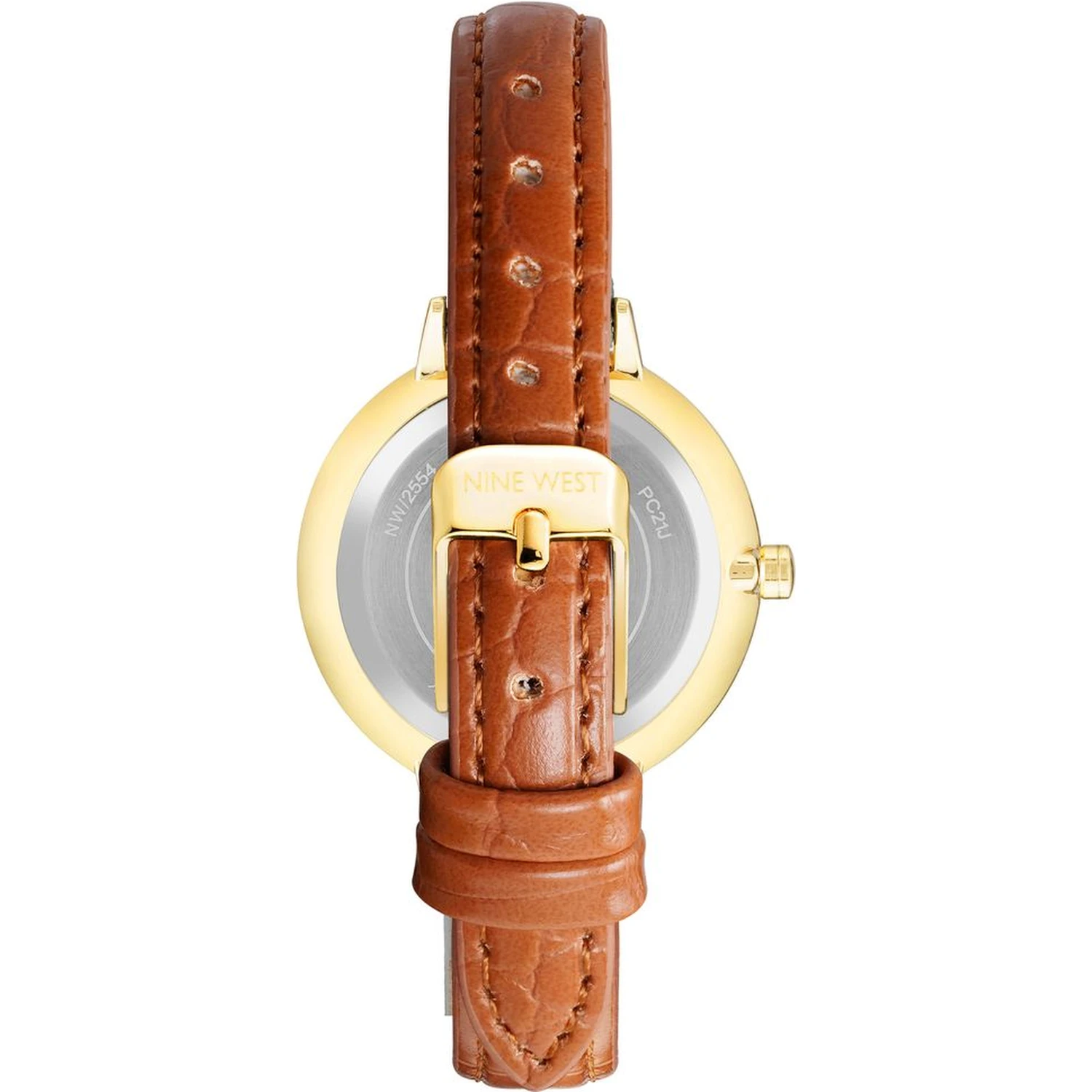 Brown Leather Dress Watch