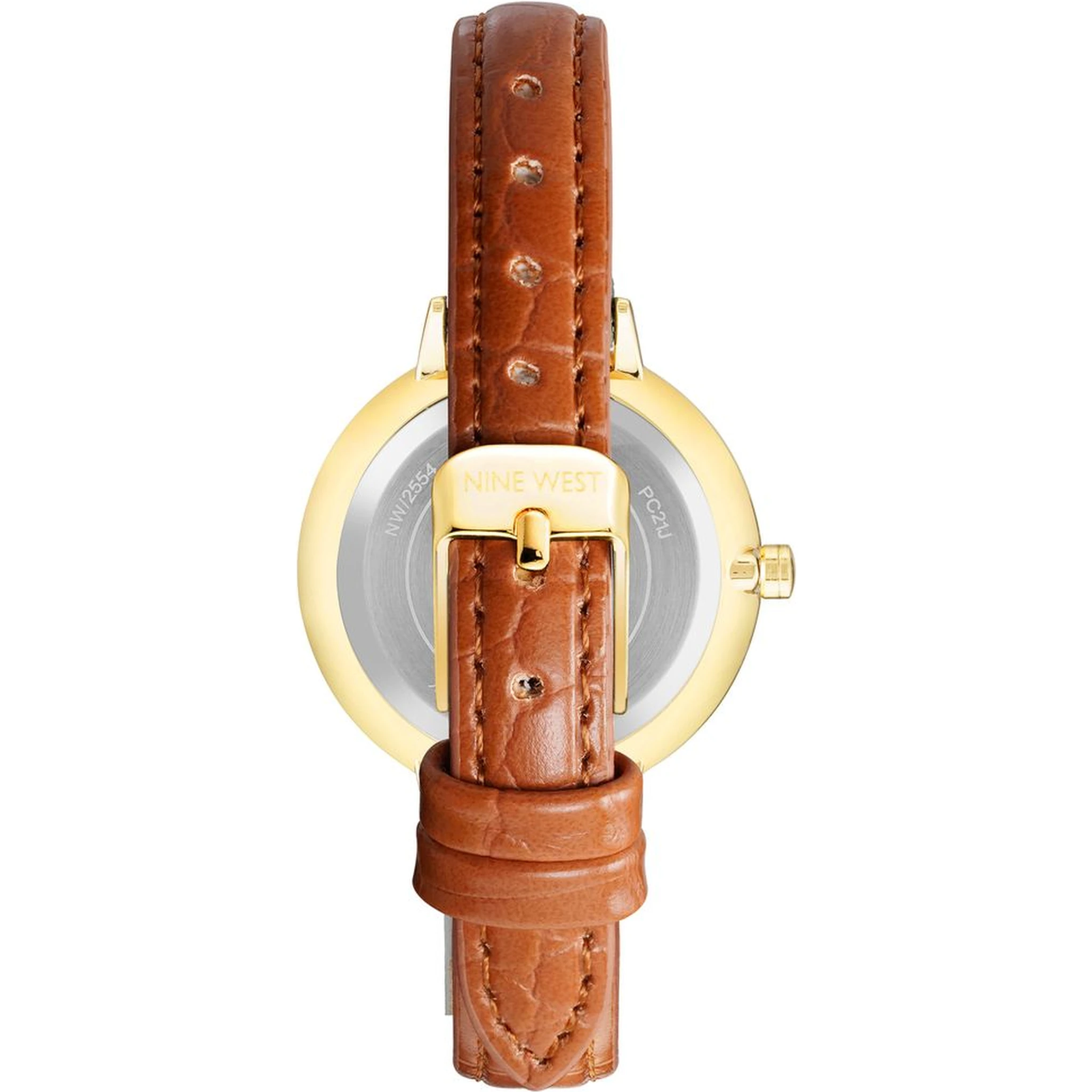 Brown Leather Dress Watch