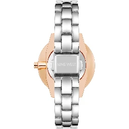 Gray Metal Dress Watch